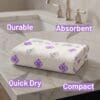 100% Cotton Eco Bath Towels Pack of 4 | Soft & Absorbent | 60x30 Inches