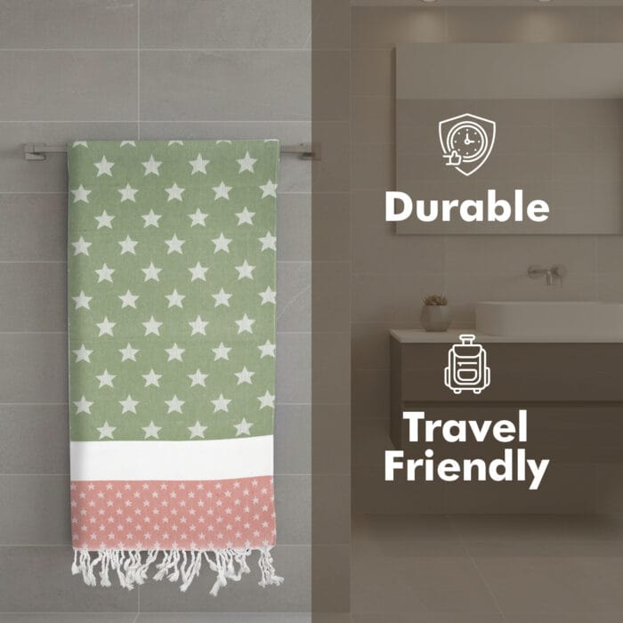 100% Pure Cotton Turkish Style Bath Towels