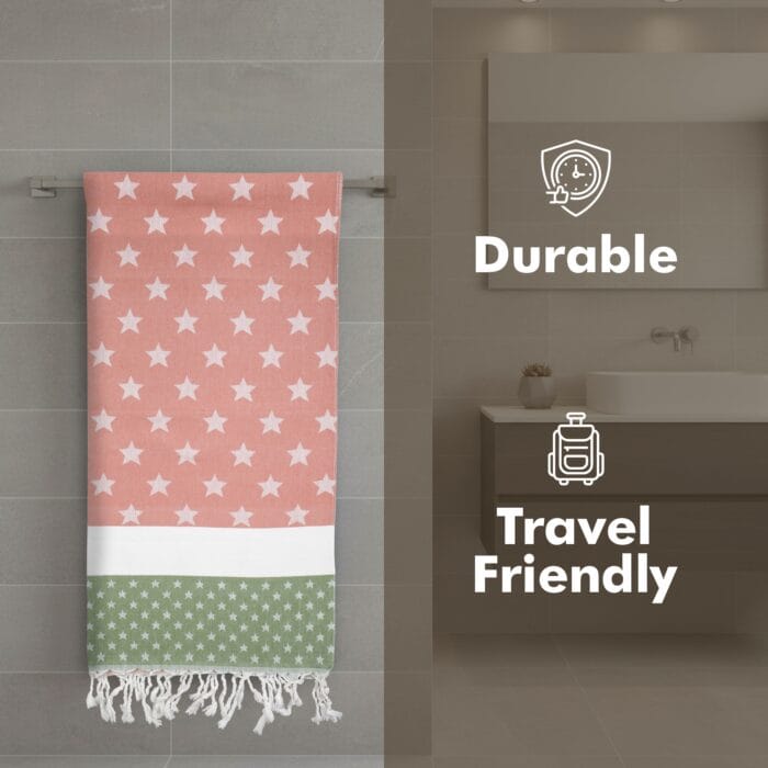 100% Pure Cotton Turkish Style Bath Towels