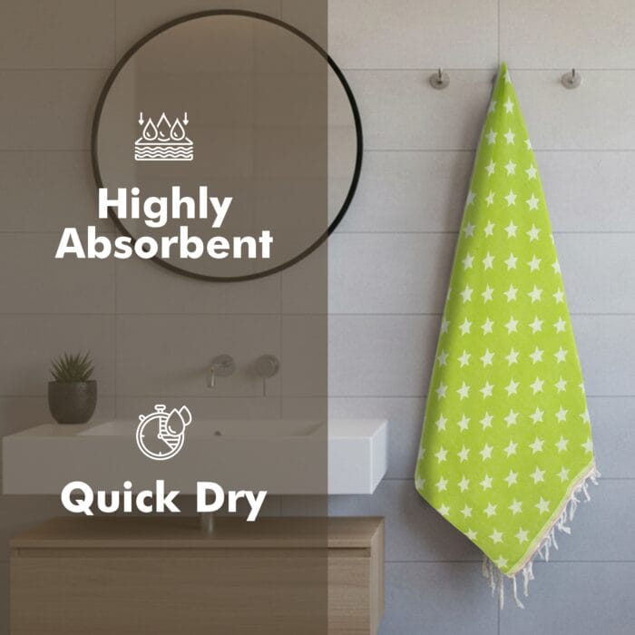 100% Pure Cotton Turkish Style Bath Towels