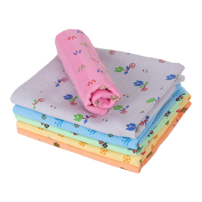 ZAHYA Floral Printed Cotton Napkins Pack of 6