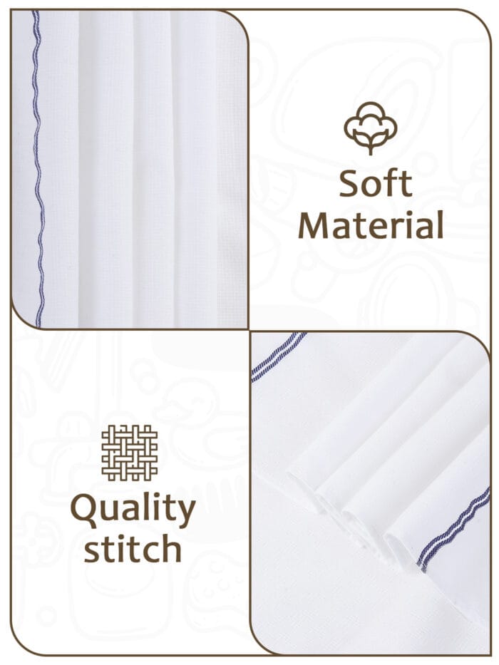100% Pure Cotton Napkins – Pack of 6