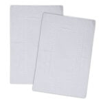 ZAHYA Cotton Towel Bath Mat - White - Set of 2