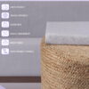 ZAHYA Pure Bamboo Bath Towel Set - Turkish Style - Grey & Aqua Green