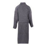ZAHYA Unisex Cotton Bathrobe - Grey