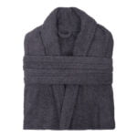 ZAHYA Unisex Cotton Bathrobe - Grey