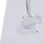 ZAHYA Cotton Towel Bath Mat - White - Set of 2