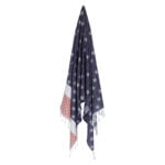ZAHYA Turkish Bath Towel 100% Pure Cotton - Blue Pink