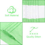 ZAHYA Pure Bamboo Bath Towel - Turkish Style - Parrot Green