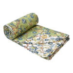 100% Pure Cotton 3-Layer Reversible Dohar – Printed & Breathable