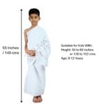 Cooltex Kids Ihram – 9 – 12 Years – Soft and Breathable