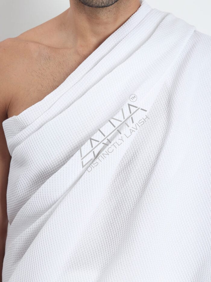Honeycomb Cotton Ihram – Soft & Breathable for Hajj & Umrah