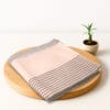 Stack of 100% Pure Bamboo Shadow Stripe Bath Towels