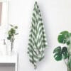 100% Pure Bamboo Bath Towel – Cabana Stripe, Soft & Eco-Friendly