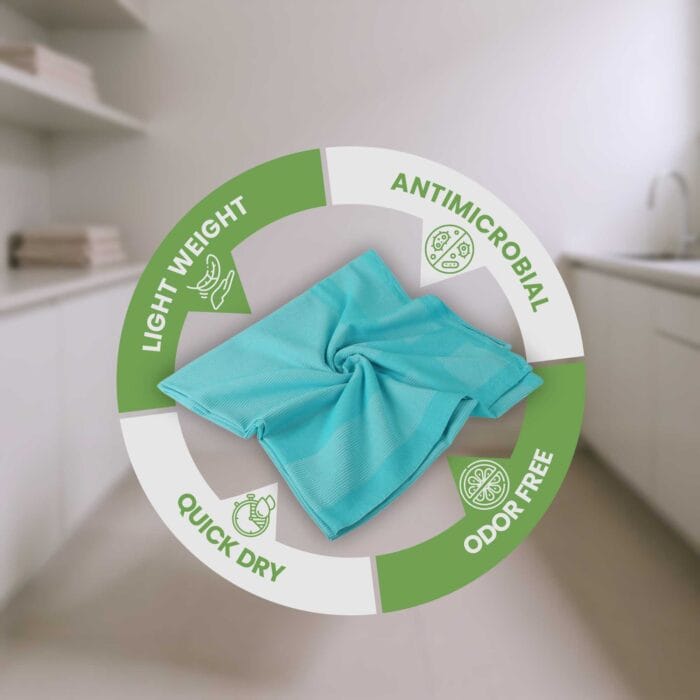 03 100% Pure Bamboo Bath Towels – Pin Stripe