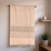 100% Pure Bamboo Bath Towel – Shadow Stripe, Soft & Eco-Friendly