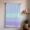 100% Pure Bamboo Bath Towel – Shadow Stripe, Soft & Eco-Friendly