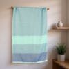 100% Pure Bamboo Bath Towel – Shadow Stripe, Soft & Eco-Friendly