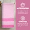 100% Pure Bamboo Bath Towel Highly Absorbent – Soft, Eco-Friendly