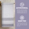 100% Pure Bamboo Bath Towel Highly Absorbent – Soft, Eco-Friendly