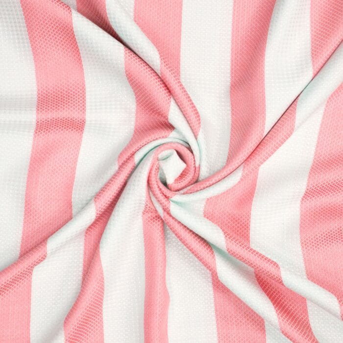 100% Pure Bamboo Bath Towel – Cabana Stripe, Soft & Eco-Friendly