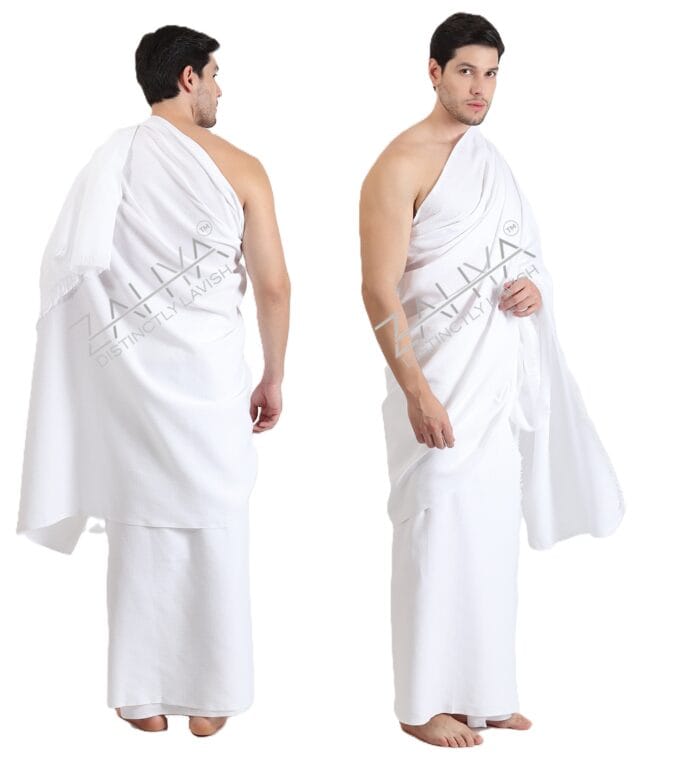Diamond Weave Cotton Ihram – Soft & Breathable for Hajj & Umrah