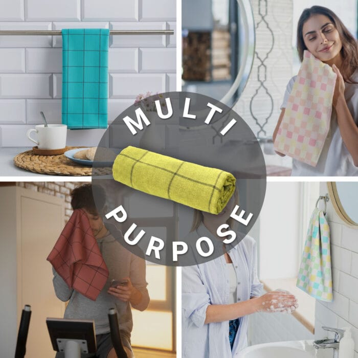 100% Cotton Zero Twist Gym Towels , Bold – Pack of 3