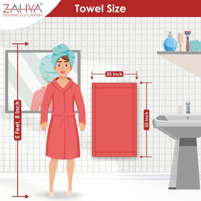 100% Cotton Zero Twist Gym Towels , Checkered– Pack of 3