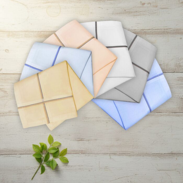 Pure Cotton Handkerchief - Premium Quality, Pastel Colors