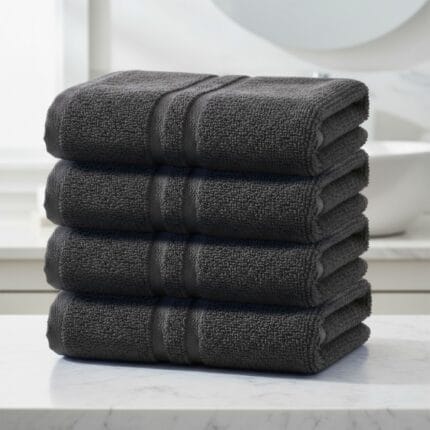 Soft Terry Cotton Hand Towels Pack of 4 – 16x24 inches