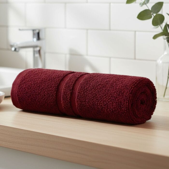 Terry Cotton Hand Towels – Soft, Thick & Absorbent (Pack of 4)