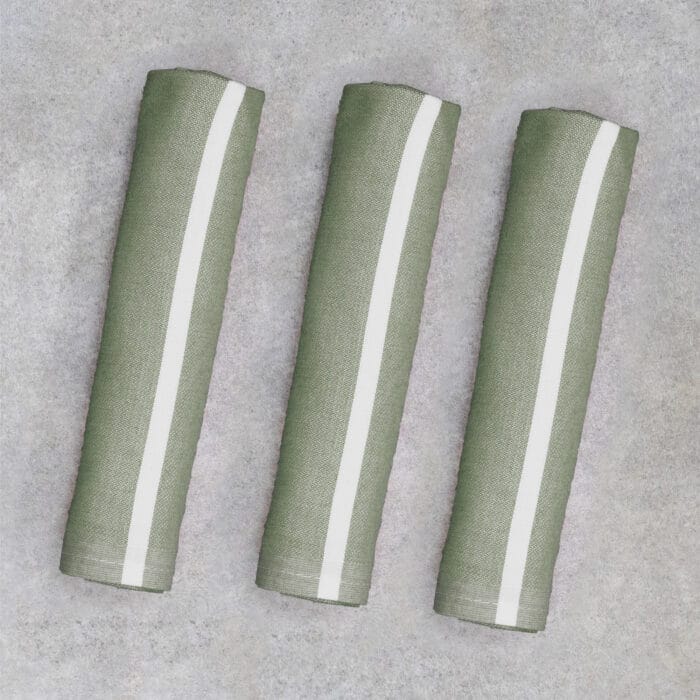 100% Bamboo Gym Towels, Ladder Stripe – Pack of 3