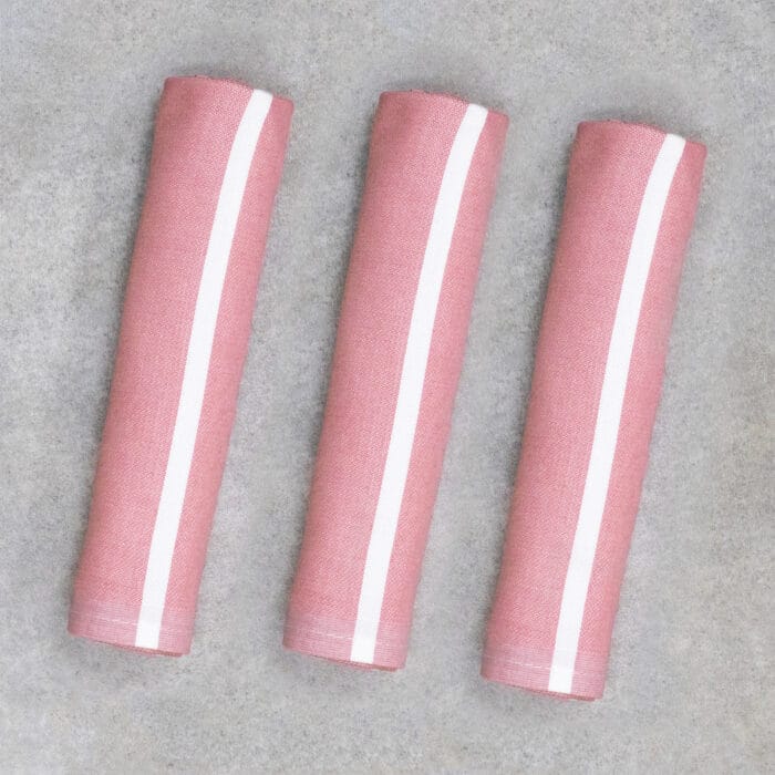 100% Bamboo Gym Towels, Ladder Stripe – Pack of 3