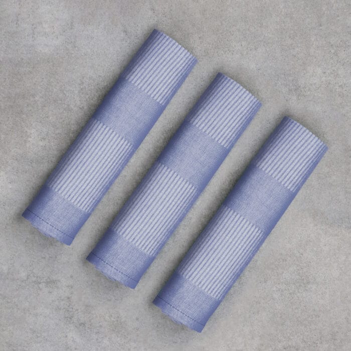 100% Bamboo Gym Towels , Pin Stripe – Pack of 3