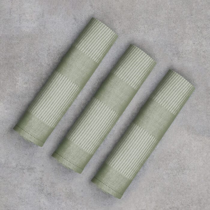 100% Bamboo Gym Towels , Pin Stripe – Pack of 3