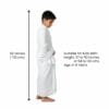 Plain Weave Kids Ihram – 100% Cotton, for Hajj & Umrah