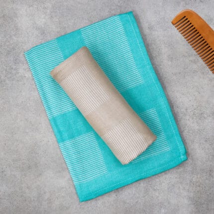 100% Pure Bamboo Bath Towel – Pin Stripe, Soft & Eco-Friendly