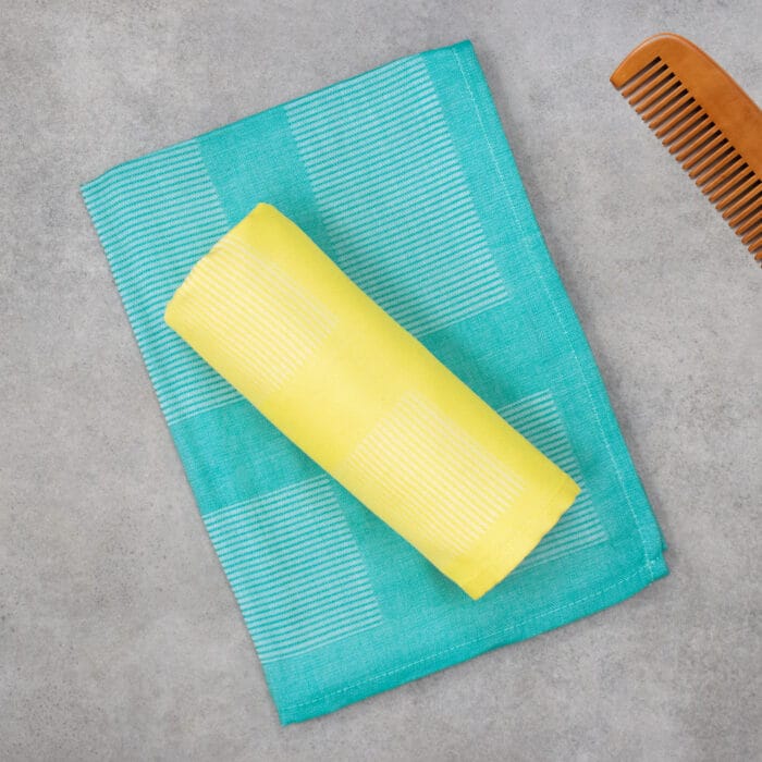 100% Pure Bamboo Bath Towel – Pin Stripe, Soft & Eco-Friendly