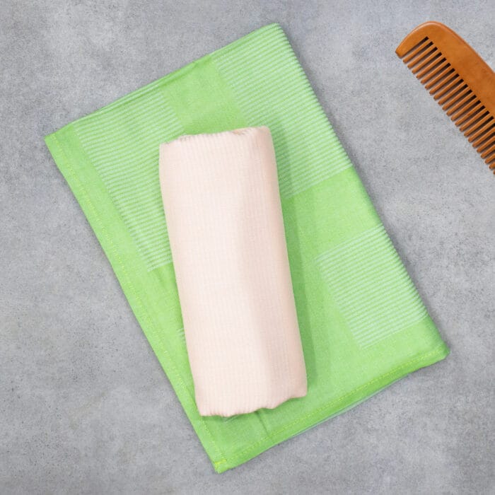 100% Pure Bamboo Bath Towel – Pin Stripe, Soft & Eco-Friendly