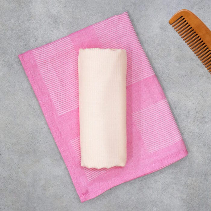 100% Pure Bamboo Bath Towel – Pin Stripe, Soft & Eco-Friendly