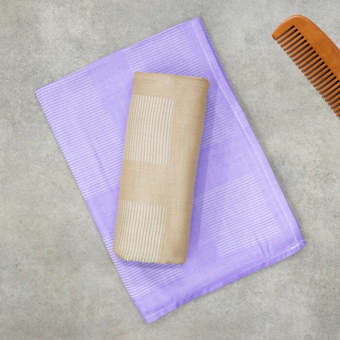 100% Pure Bamboo Bath Towel – Pin Stripe, Soft & Eco-Friendly