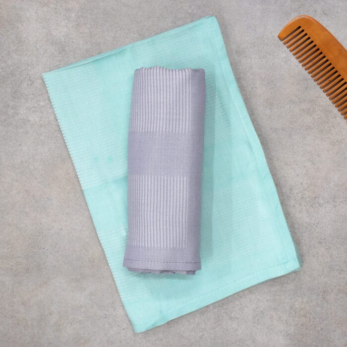 100% Pure Bamboo Bath Towel – Pin Stripe, Soft & Eco-Friendly