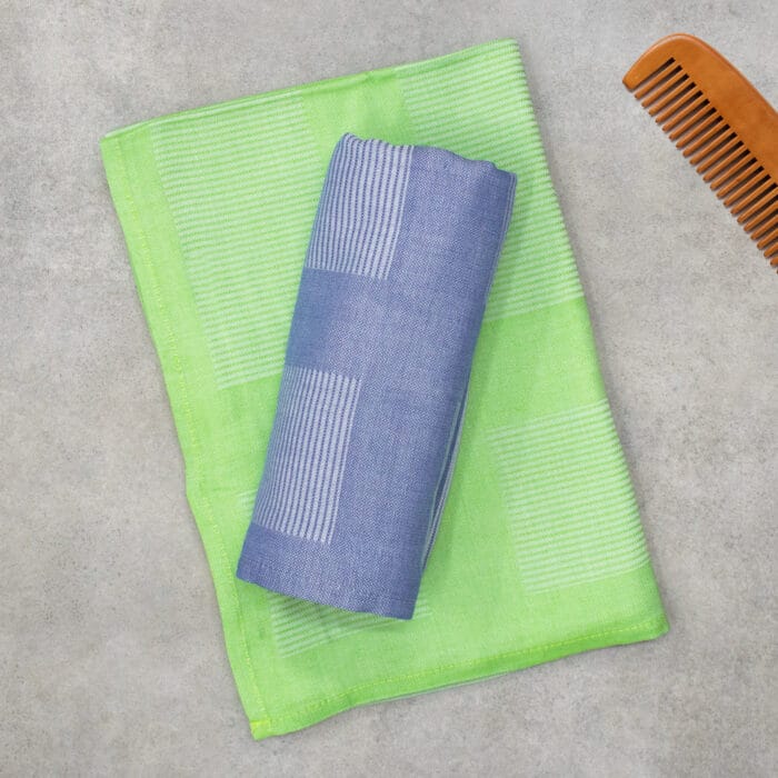 100% Pure Bamboo Bath Towel – Pin Stripe, Soft & Eco-Friendly