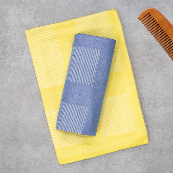 100% Pure Bamboo Bath Towel – Pin Stripe, Soft & Eco-Friendly