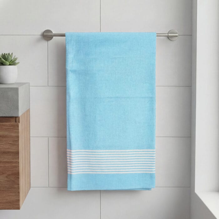 Pure Cotton Bath Towels 30x60 Inch, Pack of 2