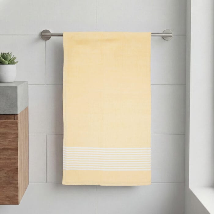 Natural Cotton Bath Towel 27x42 Inch, Pack of 2