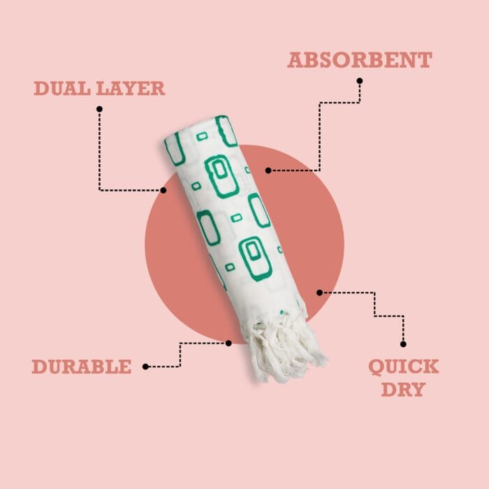 Twin Layer Bath Towels - 30 x 60 inches