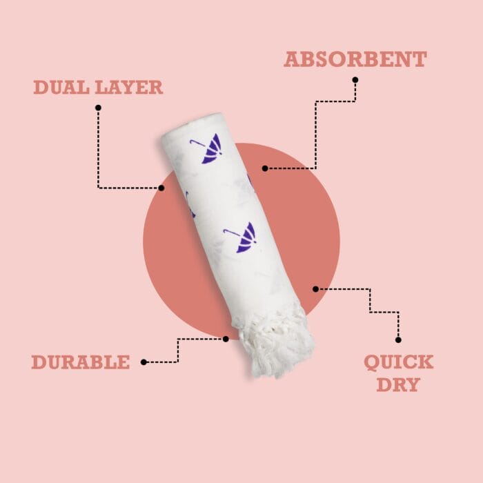 Twin Layer Bath Towels - 30 x 60 inches