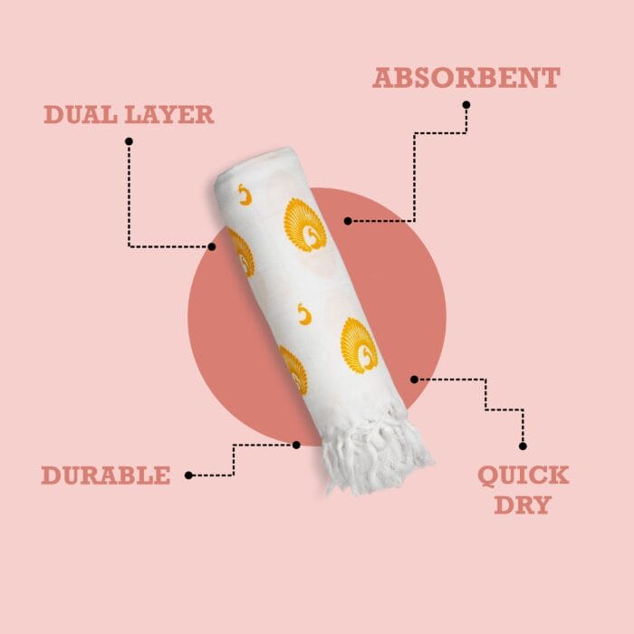 Twin Layer Bath Towels - 30 x 60 inches