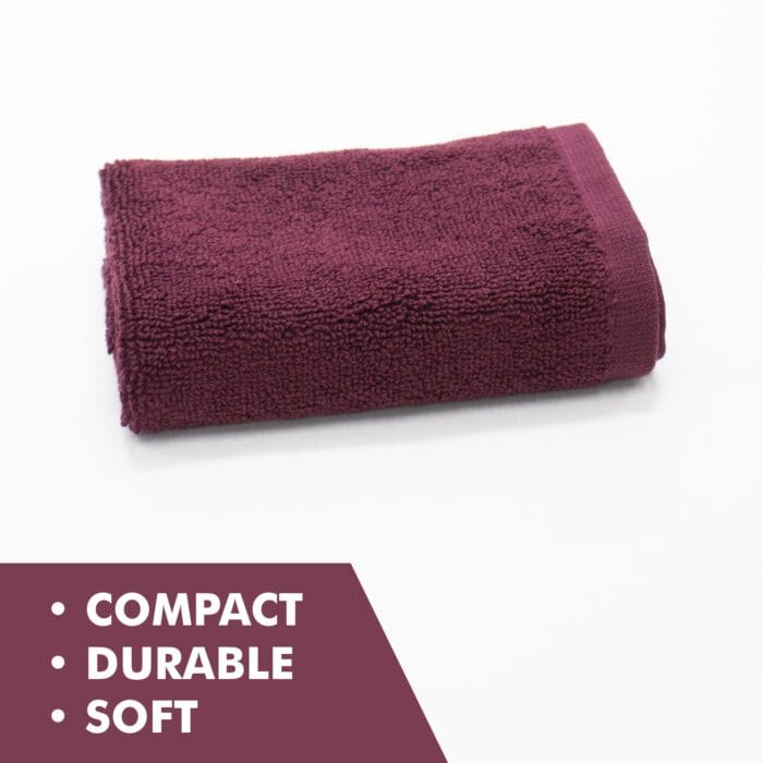100% Cotton Terry Face Towels Pack of 6 – 12x12 Inches